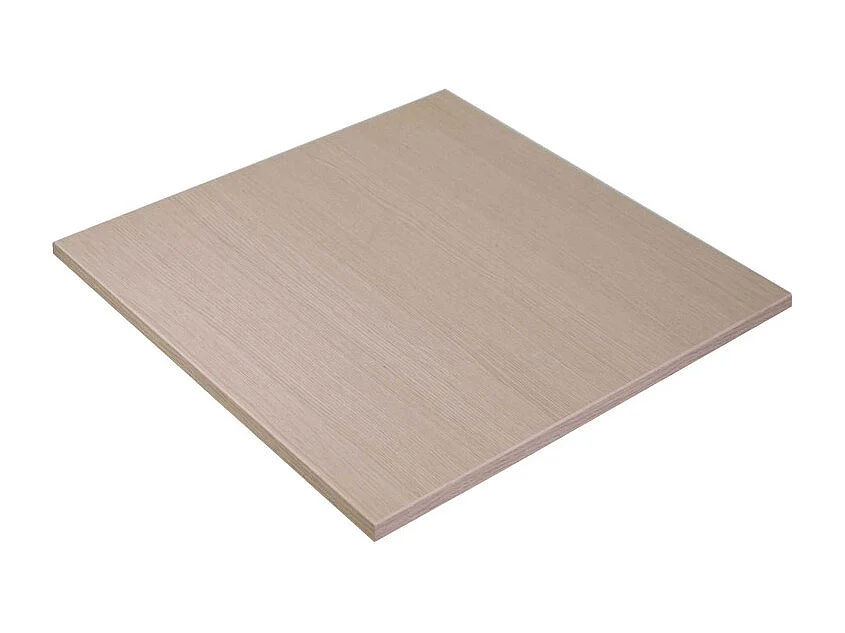 Top tavolo nobilitato rovere medusa quadro cm 68x68X1,8