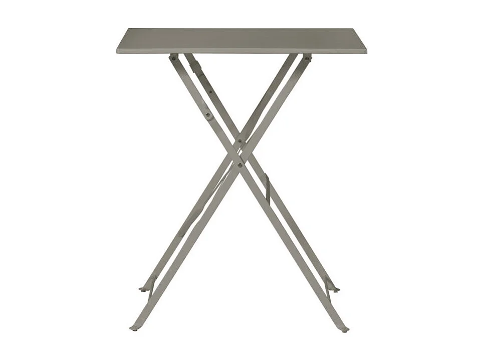 Tavolo Bistro' 50X70 In Ferro Tortora Moia