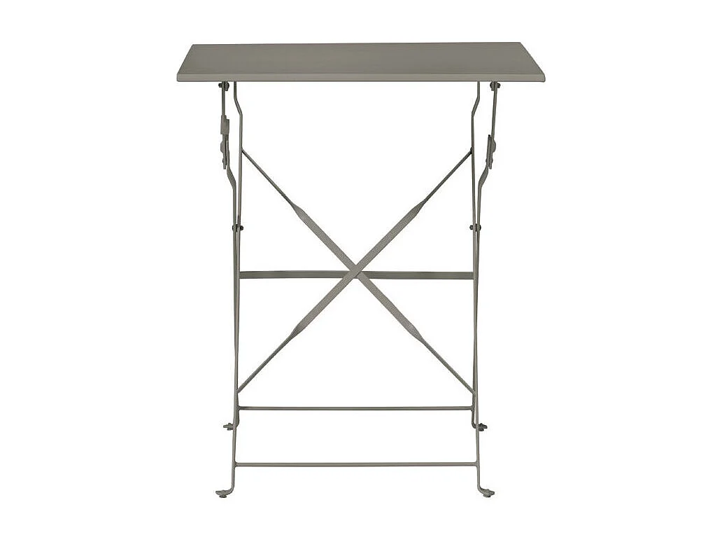 Tavolo Bistro' 50X70 In Ferro Tortora Moia