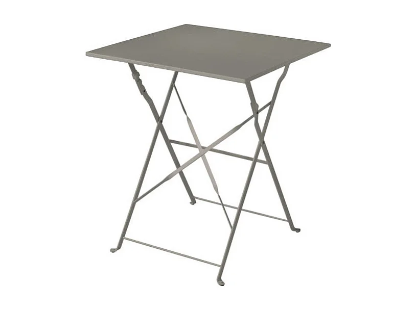 Tavolo Bistro' 50X70 In Ferro Tortora Moia
