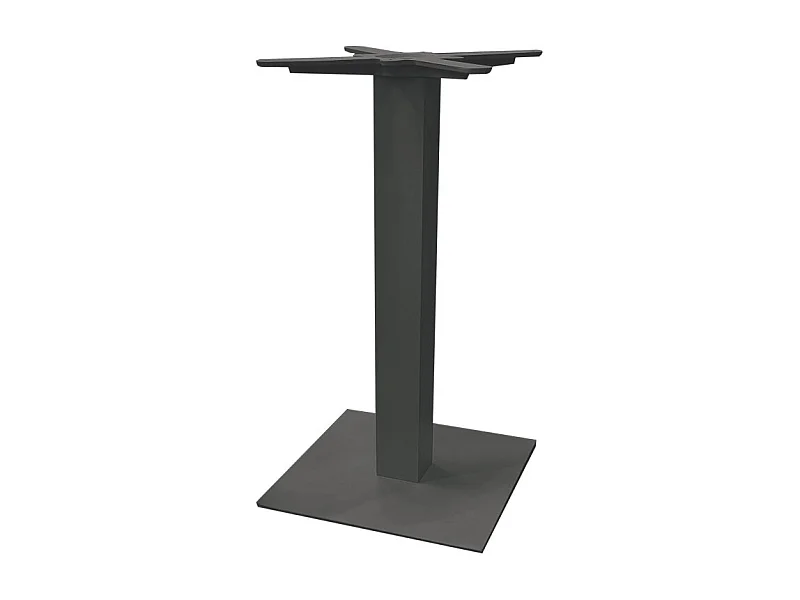 Basamento In Alluminio Con Piede In Acciaio Rivestito - Antracite Moia