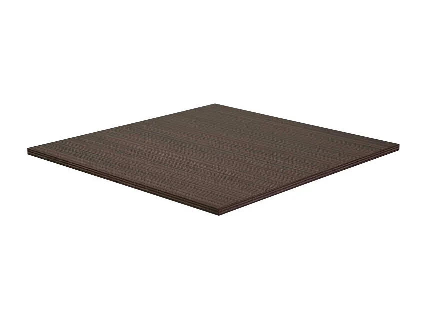 Top tavolo nobilitato noce moderno quadro cm 68x68X1,8