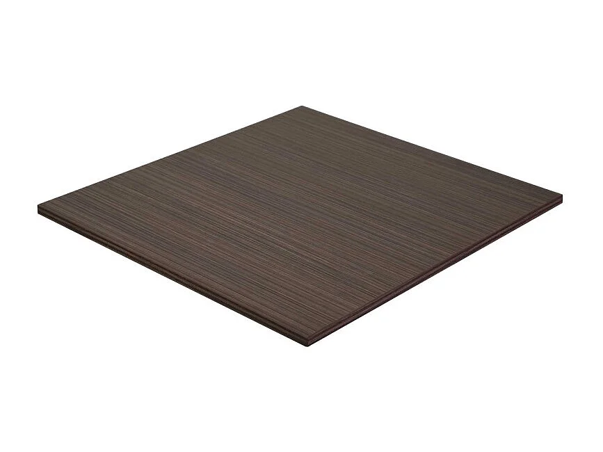 Top tavolo nobilitato noce moderno quadro cm 68x68X1,8