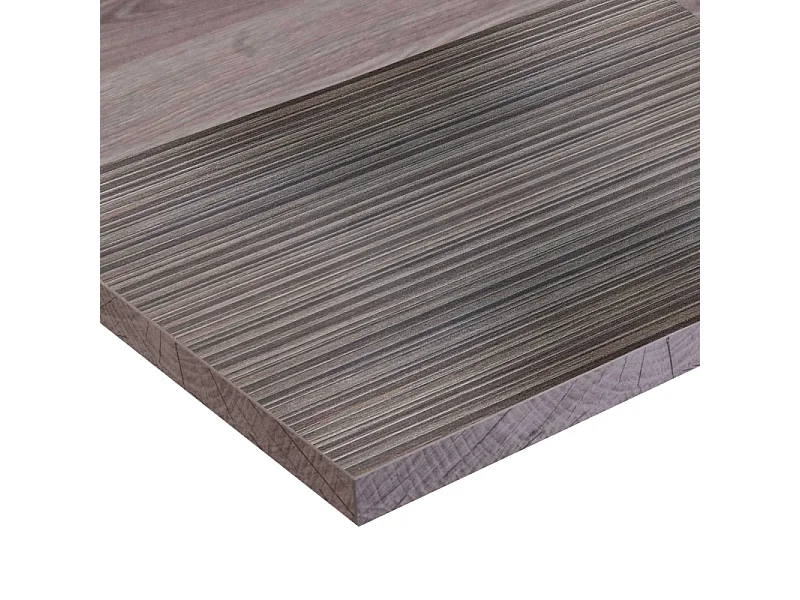 Top tavolo nobilitato noce moderno quadro cm 68x68X1,8