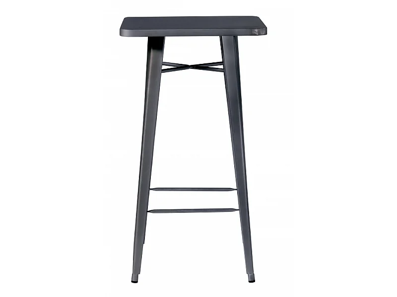 Tavolo Alto 60X60 Lamiera Piombo Moia