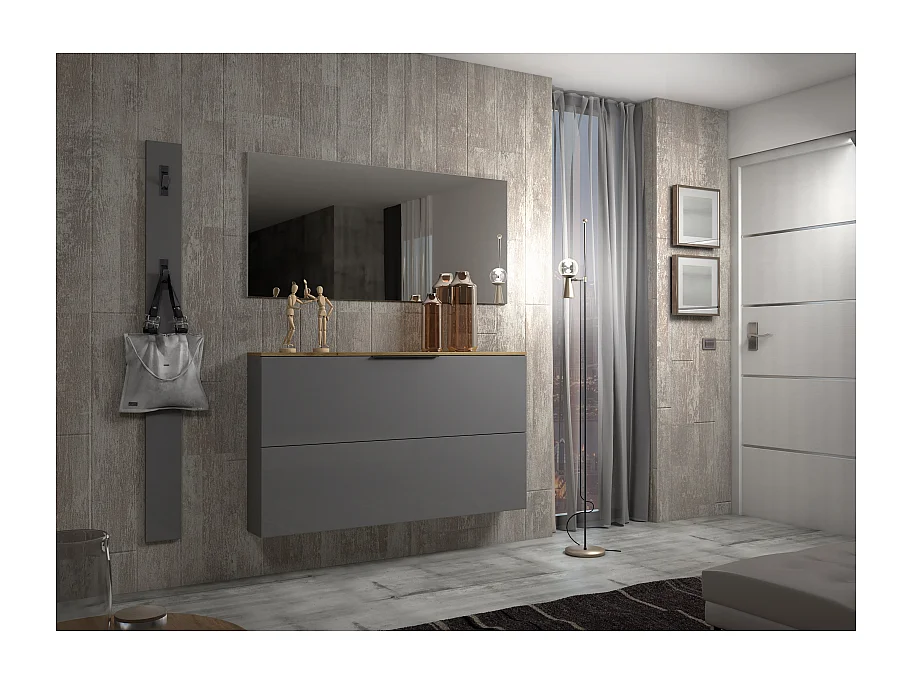 Appendiabiti H170 SPACE made in Italy - Grigio