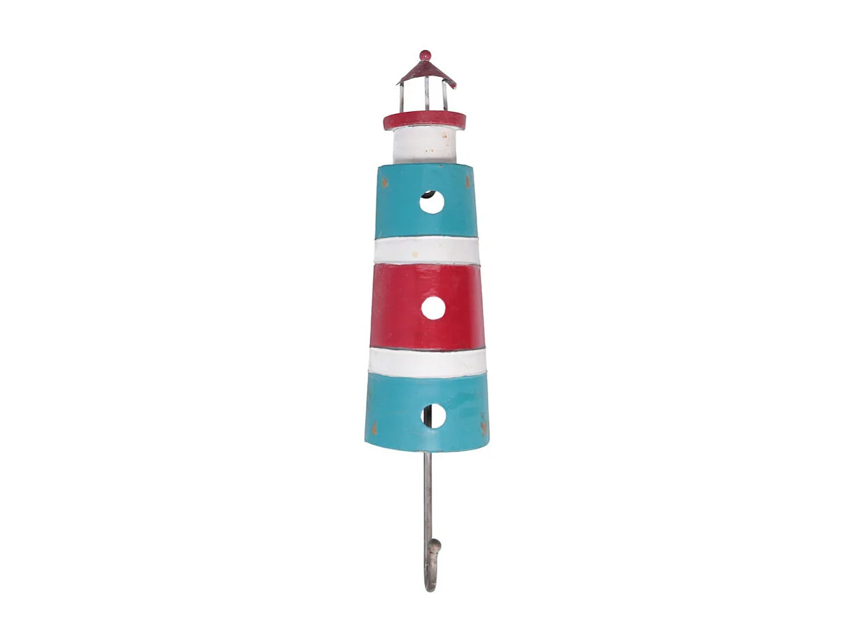 Appendino metallo mare 1 posto faro cm 10,5x44x5