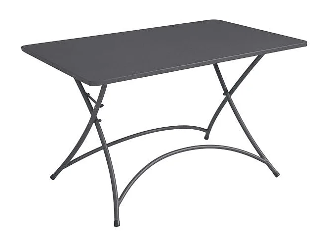 Tavolo MOIA Orta 120x70, ferro antracite, pieghevole