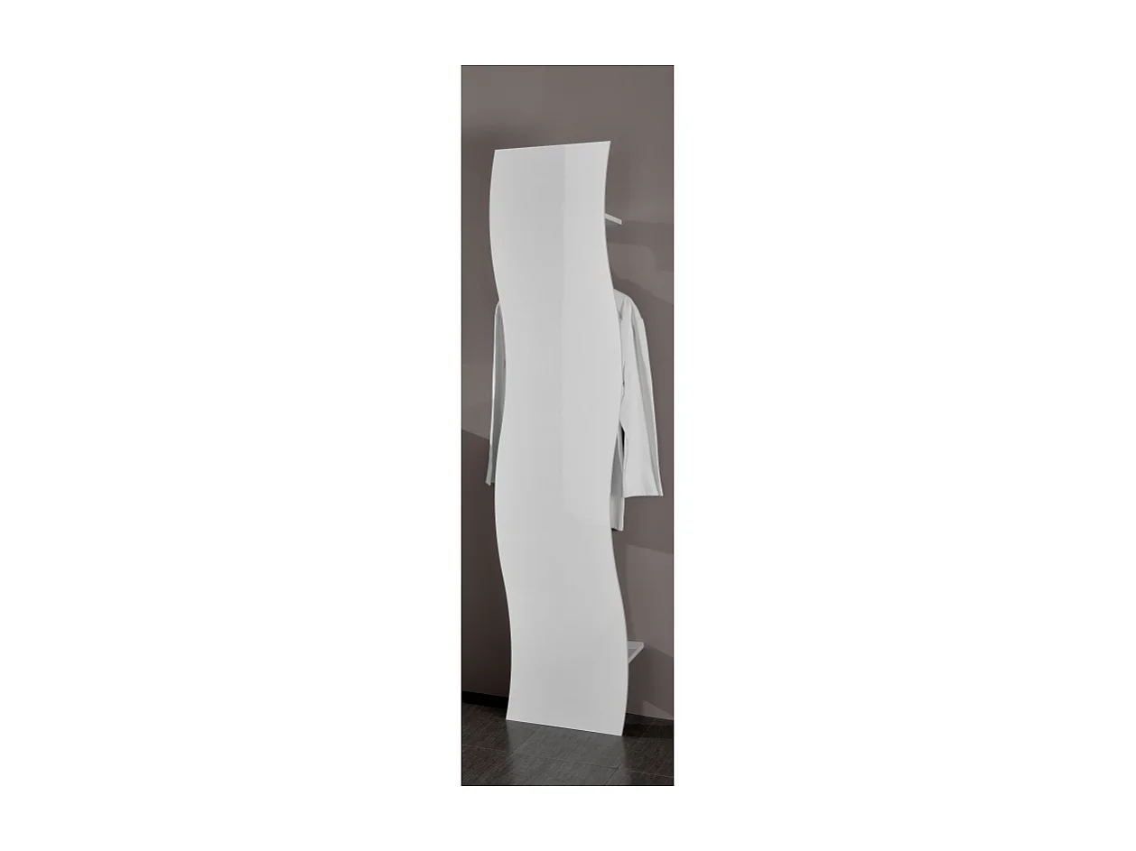 Appendiabito Onda – 40x185,2x26,6cm – Bianco Lucido