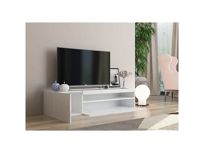 Mobile Porta TV Daiquiri – 155cm – Bianco Lucido