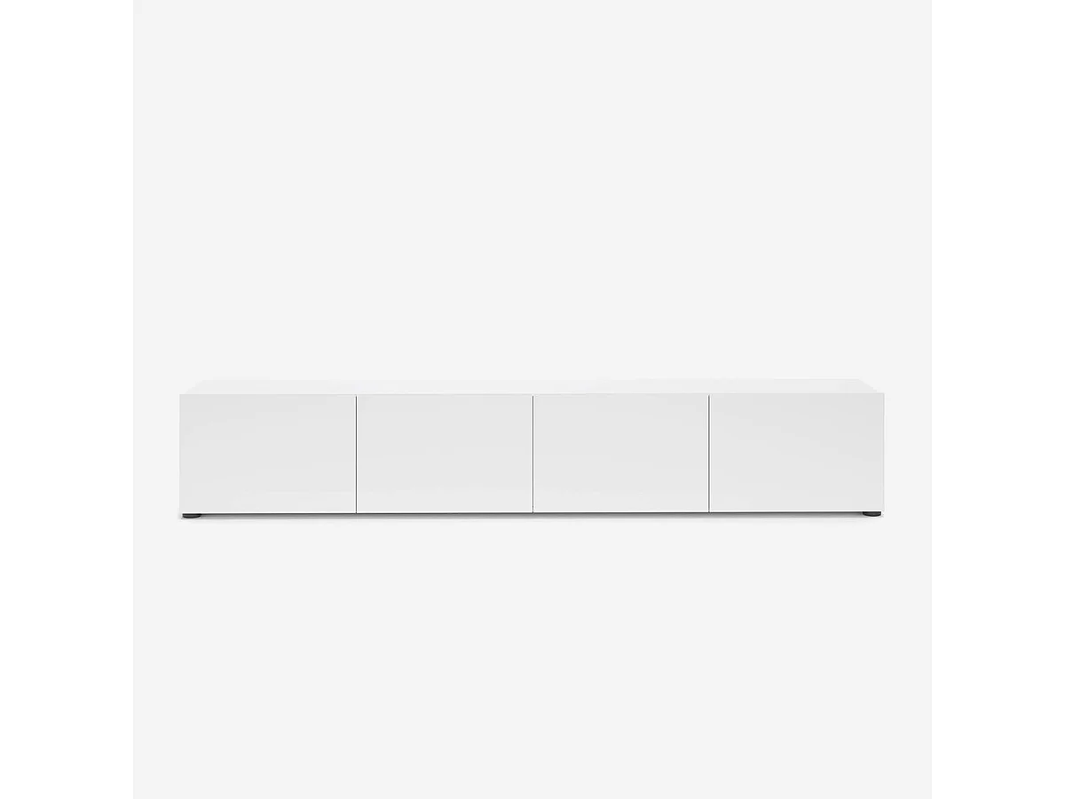 TV Lowboard con 4 ribalte MISTER GIORNO made in Italy