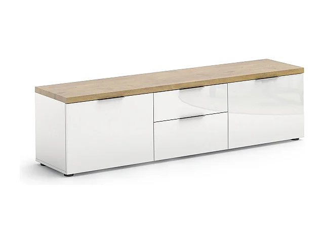 TV Lowboard 180 con 2 cassetti e 2 ante IDEA 24 made in Italy