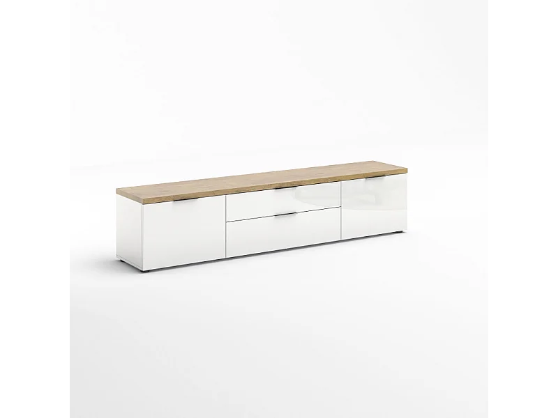 TV Lowboard 220 con 2cassetti e 2 ante IDEA 24 made in Italy