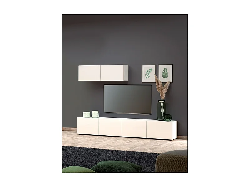 SET TV LOWBOARD +pensile MISTER GIORNO made in Italy