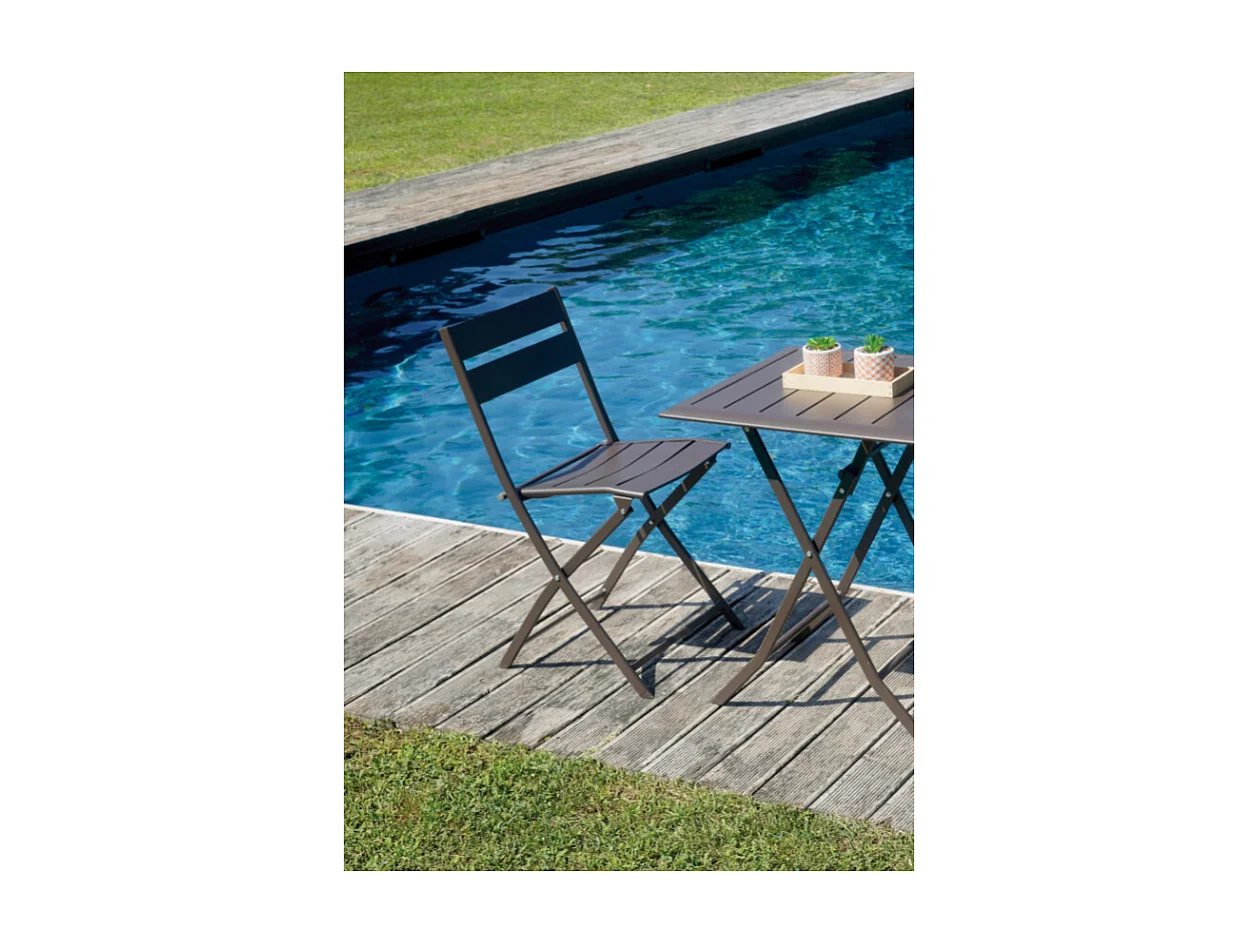 Set di due sedie Lucca MOIA chocolate