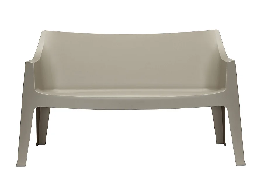 SET DUE DIVANO COCCOLONA TECNOPOLIMERO SCAB DESIGN - Tortora 15