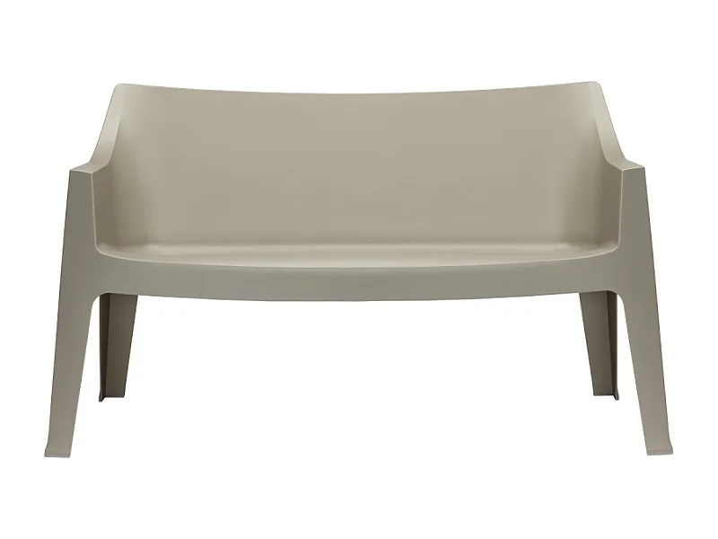 SET DUE DIVANO COCCOLONA TECNOPOLIMERO SCAB DESIGN - Tortora 15