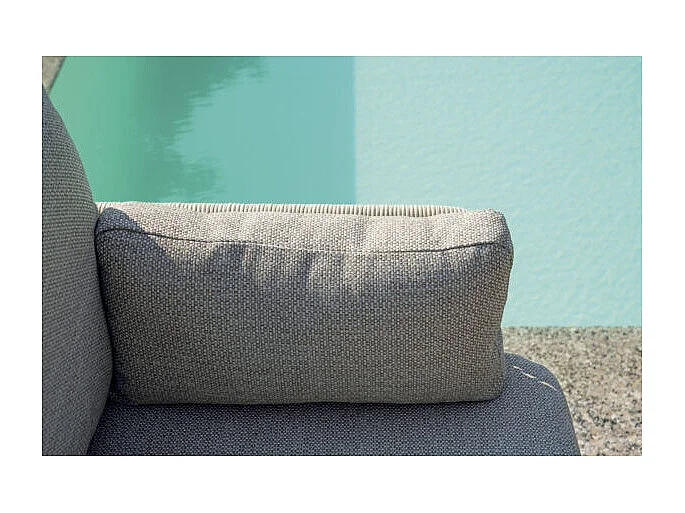 Salotto Bandol In Alluminio Bianco + Corda Beige Moia