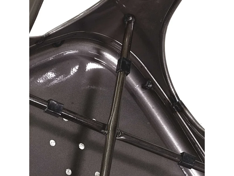 Sedia ferro new bristol galvanizzato cm 43x43h45/84