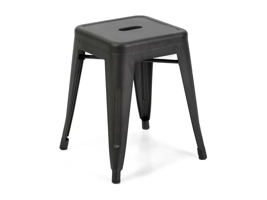 Sgabello ferro new bristol nero cm 38x38h45