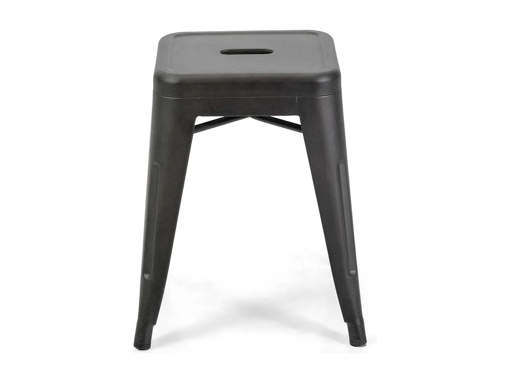 Sgabello ferro new bristol nero cm 38x38h45