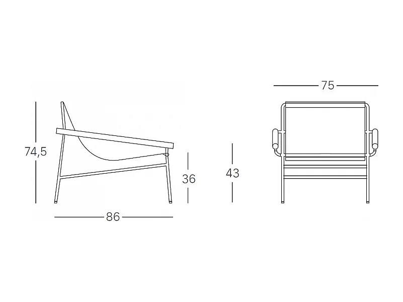 SEDUTA DRESS CODE BASIC PER OUTDOOR MADE IN ITALY SCAB DESIGN