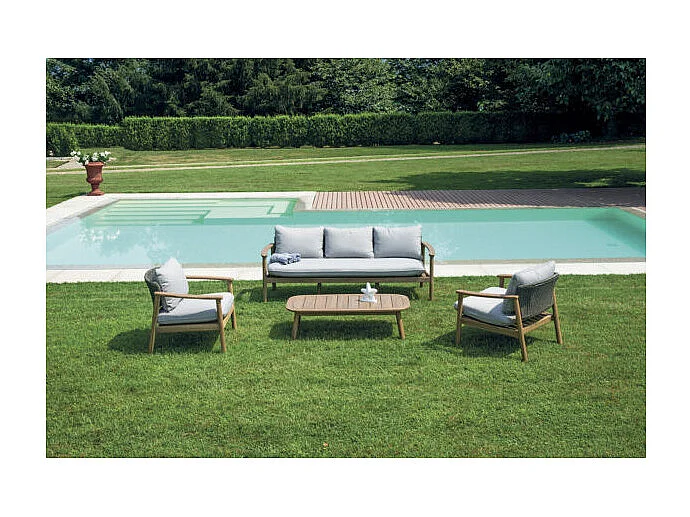 Salotto Scilla In Acacia + Corda Antracite Moia