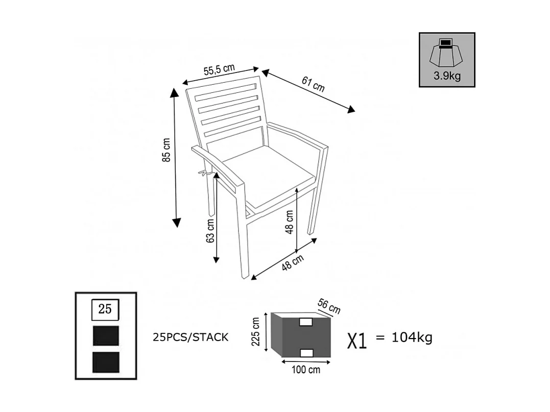 POLTRONA FORMENTERA con CUSCINO