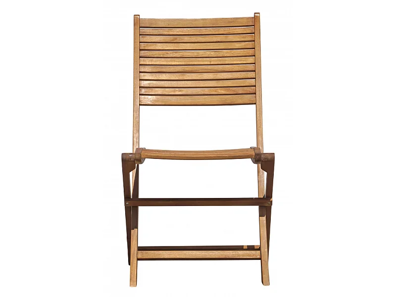 Silla de madera plegable para jardín exterior balcón terraza Giava