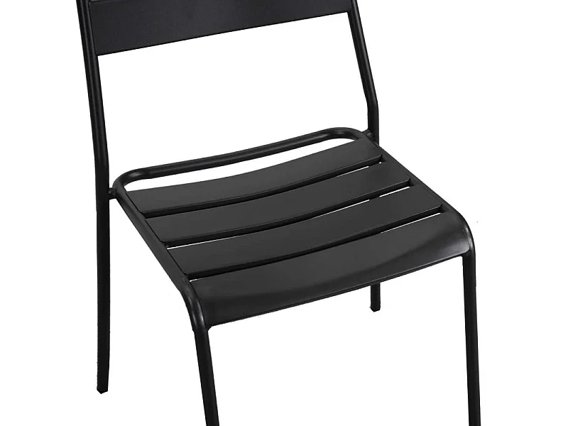 Sedia metallo Rovigo antracite cm 50x54h42/87