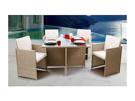 SALOTTO ARENA MARRONE, SET 5 PEZZI, CASACOLLECTION