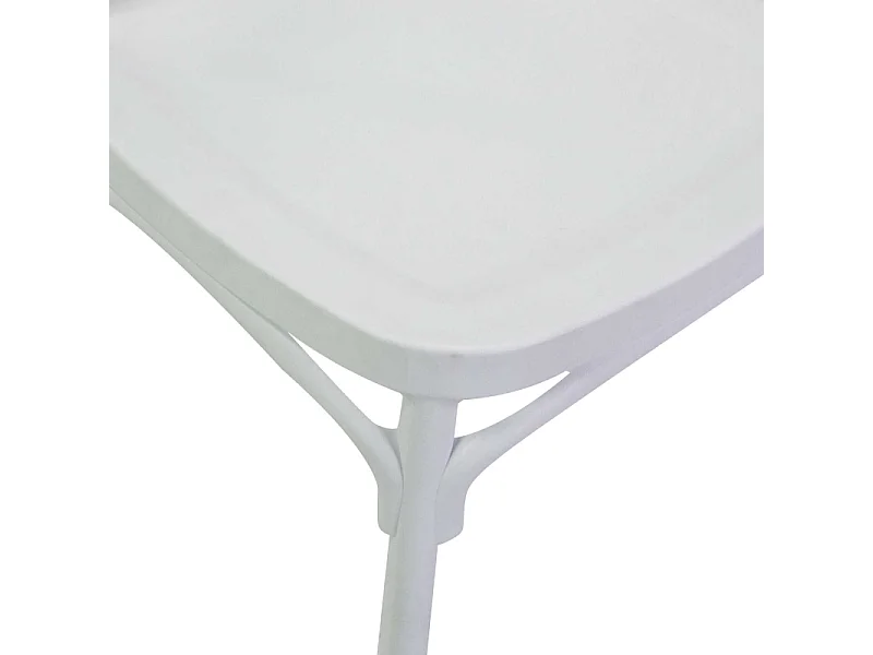 Sedia polipropilene Cross bianco cm 47x51h45,5/90