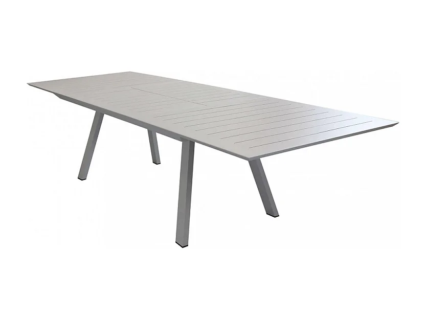 AUSZIEHBARER ALUMINIUMTISCH ZANTE 200/300x110 cm TAUPE