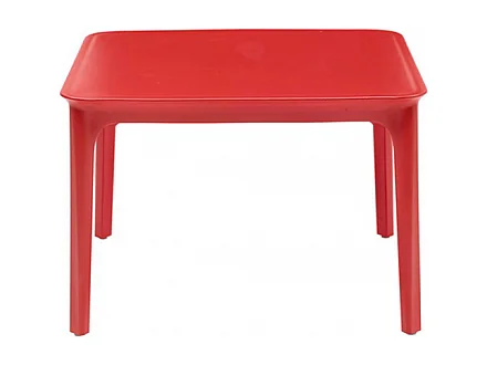 SET DUE TAVOLINI ARGO TECNOPOLIMERO SCABDESIGN MADE IN ITALY - Rosso 40