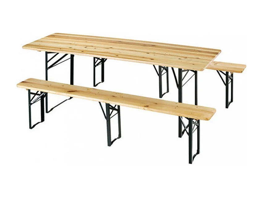 SET BIRRERIA 220 X 70 CON PANCA A 3 GAMBE