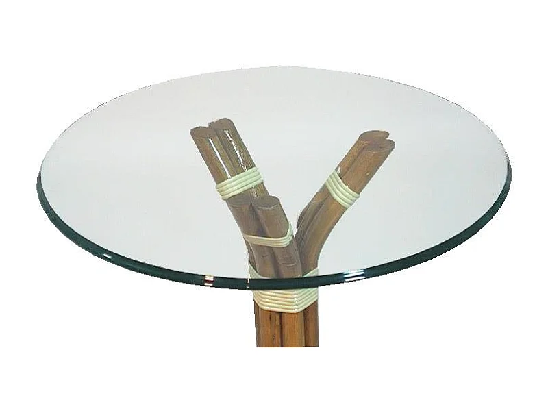 Top tavolo solo piano vetro cmø120mm12