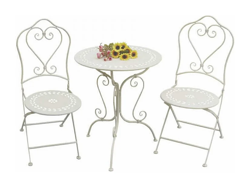 SET 3 BISTRO' JEANETTE BIANCO ANTICO