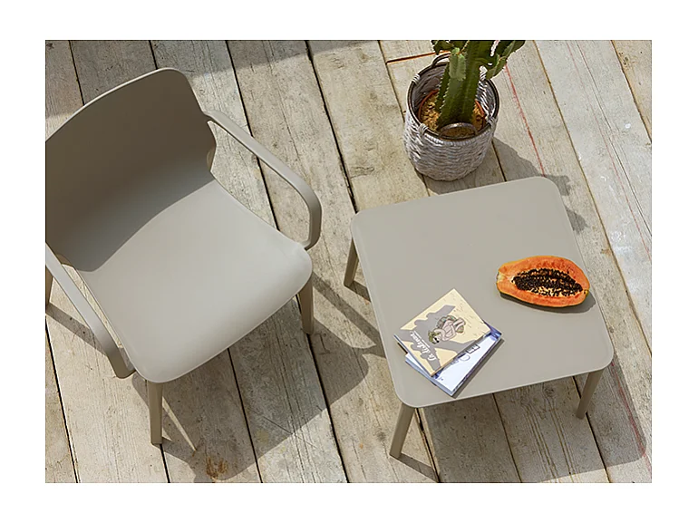 SET DUE TAVOLINI ARGO TECNOPOLIMERO SCABDESIGN MADE IN ITALY - Tortora 15