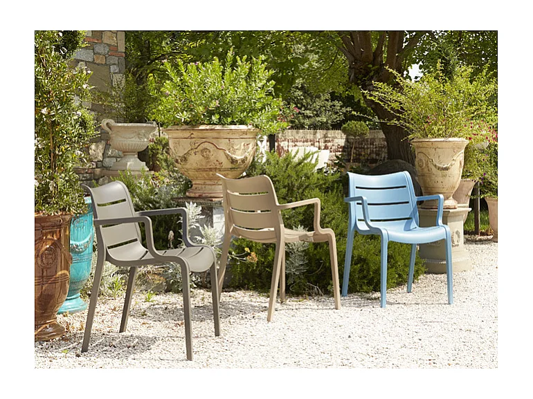 SET DA 4 SEDIA SUNSET TECNOPOLIMERO SCAB DESIGN MADE IN ITALY - Lino 11