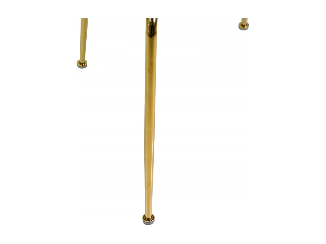 Sedia velluto Sammi blu struttura oro cm 50x57h47/77,5