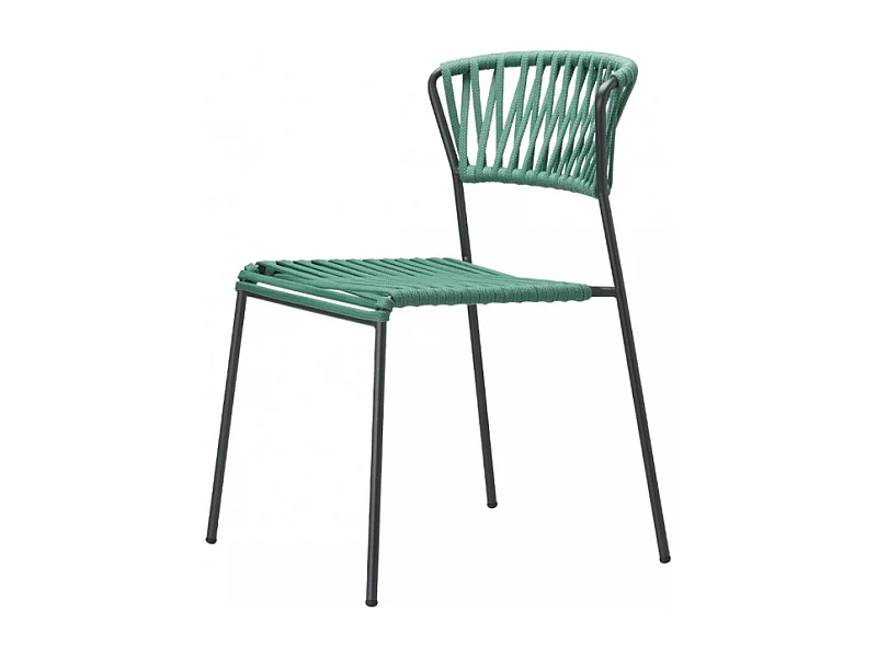 SET DA DUE SEDIA LISA FILÒ CORDA NAUTICA MADE IN ITALY SCAB DESIGN