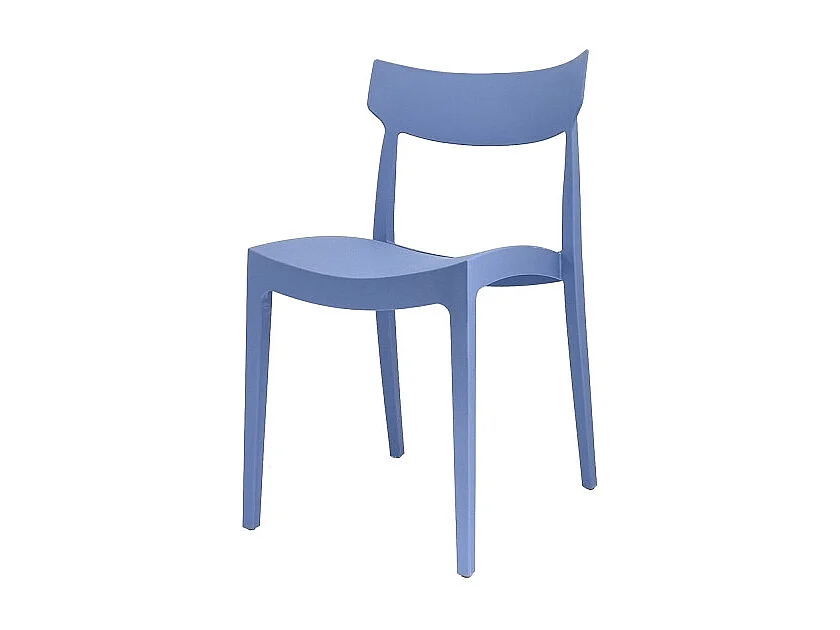 Set Da 4 sedie Cordoba In Polipropilene Carta Da Zucchero Per Soggiorno, Cucina E Arredo Bar