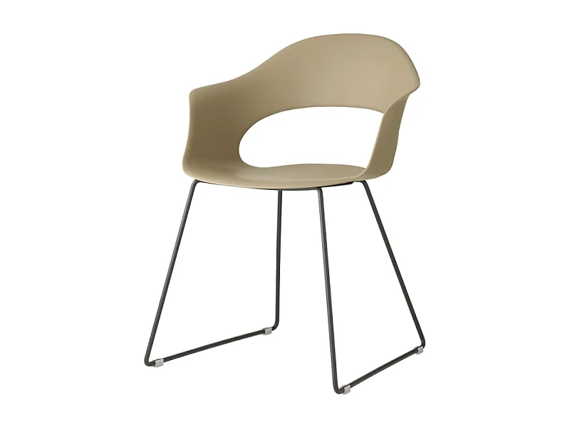 SET DUE SEDIE LADY B A SLITTA MADE IN ITALY SCAB DESIGN - Tortora 15