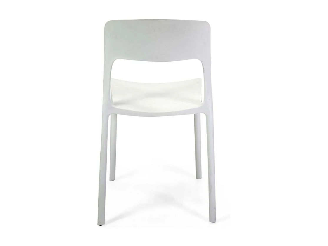Sedia polipropilene Risto impilabile bianco cm 47x52h83