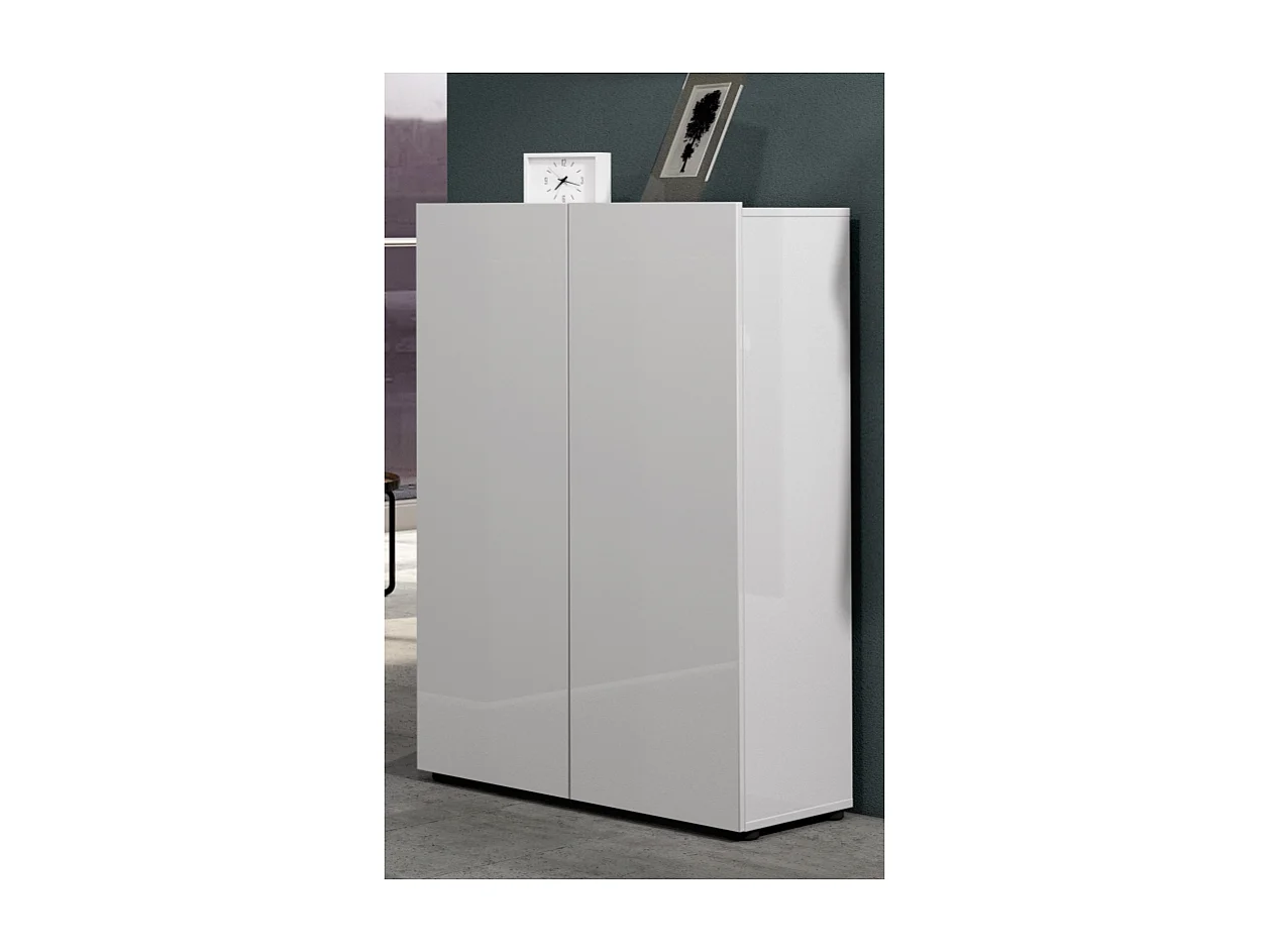 Scarpiera a 2 ante con 5 ripiani MISTER made in Italy