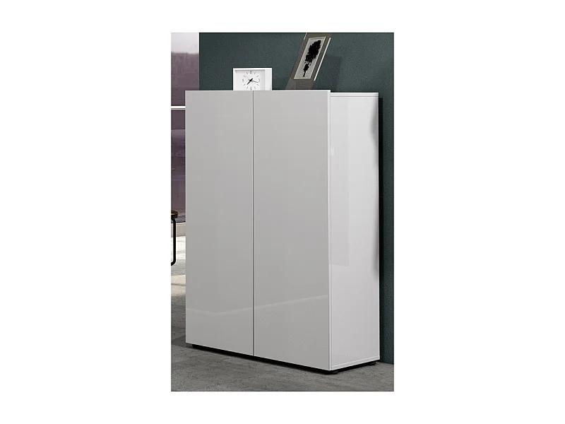 Scarpiera a 2 ante con 5 ripiani MISTER made in Italy