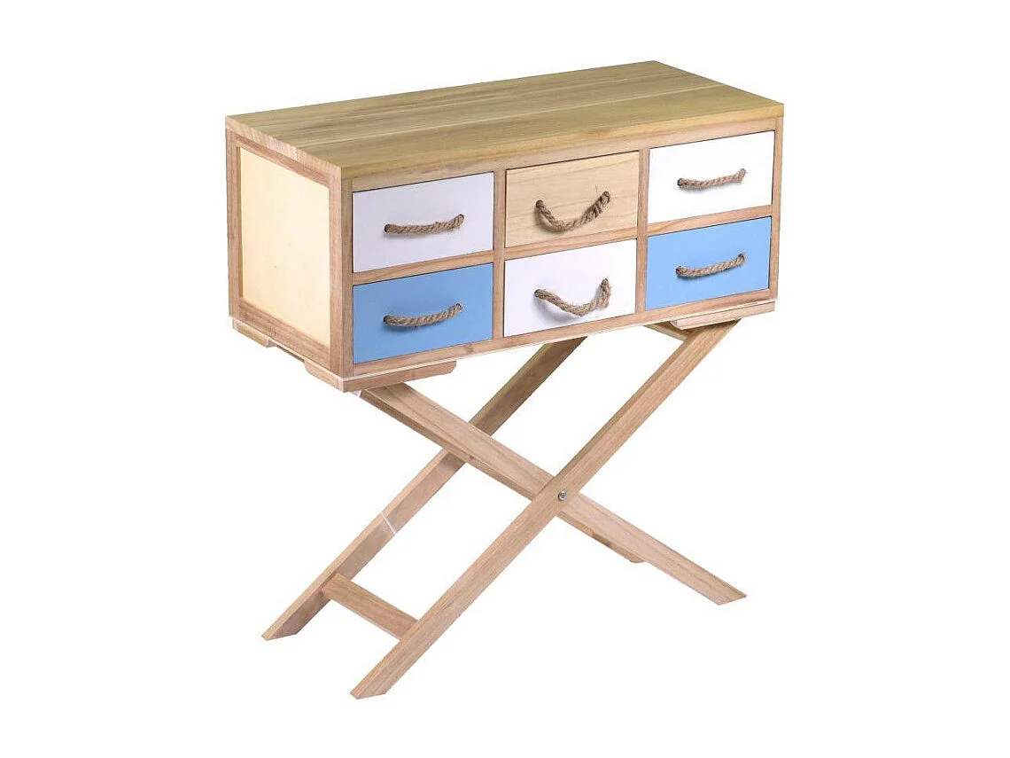 Mobiletto tenerife 6 cassetti cm 67x30h30/72