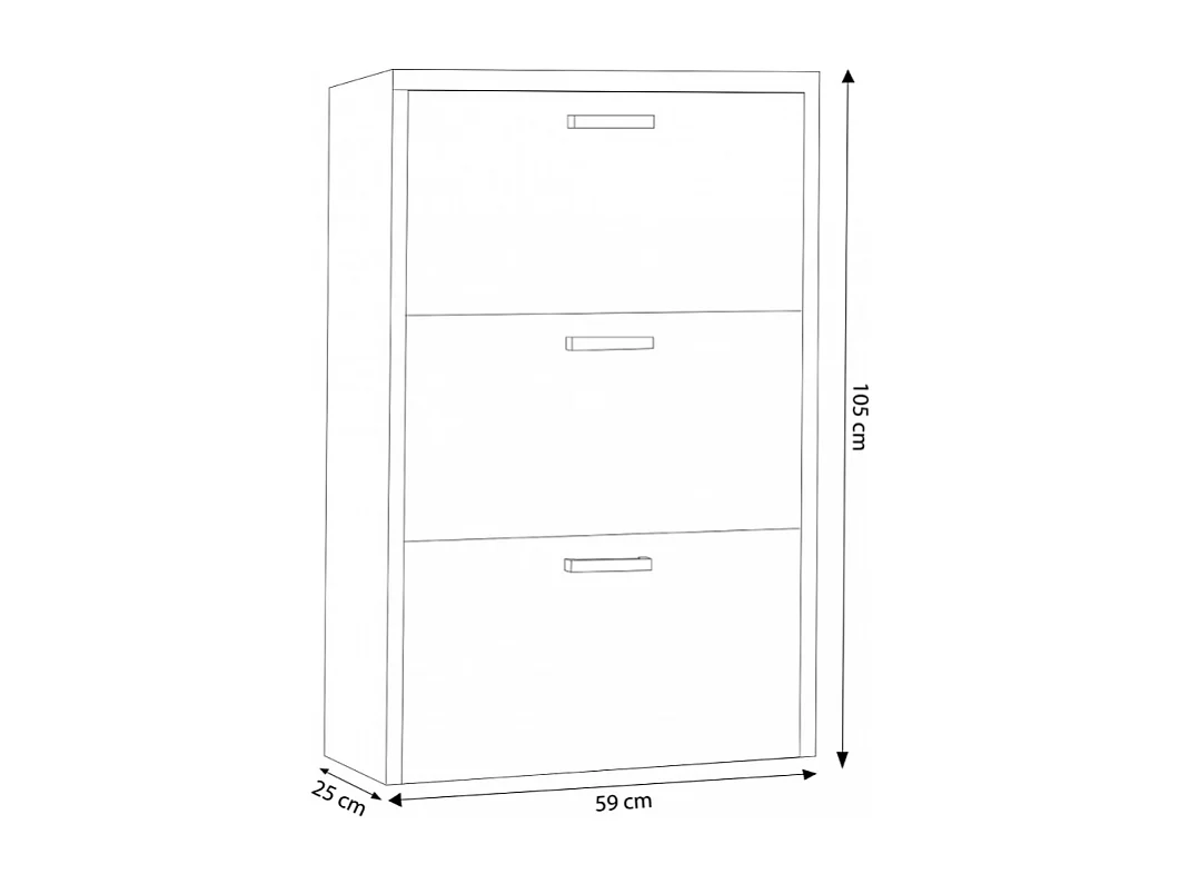 SCARPIERA MOLLY 3 ANTE A RIBALTA OLMO CHIARO
