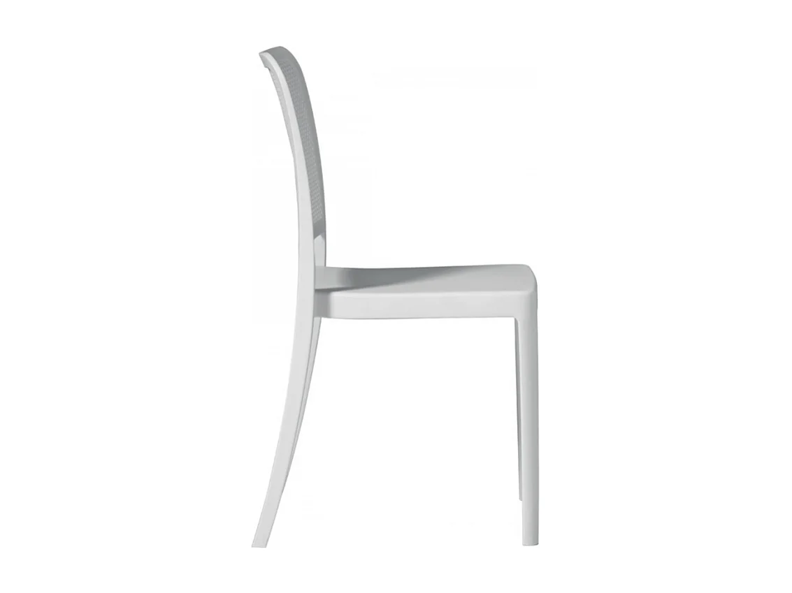 Set di due sedie polipropilene MOIA bianco