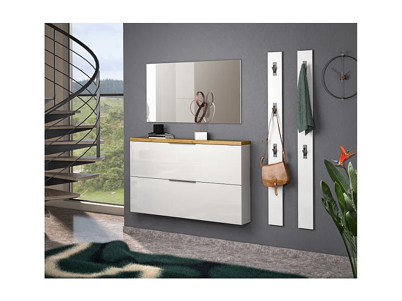 Scarpiera con 2 ribalte IDEA 24 made in Italy